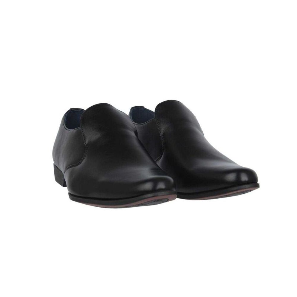 Giorgio Mens Langley Leather Lined Slip-on Oxfords / Black